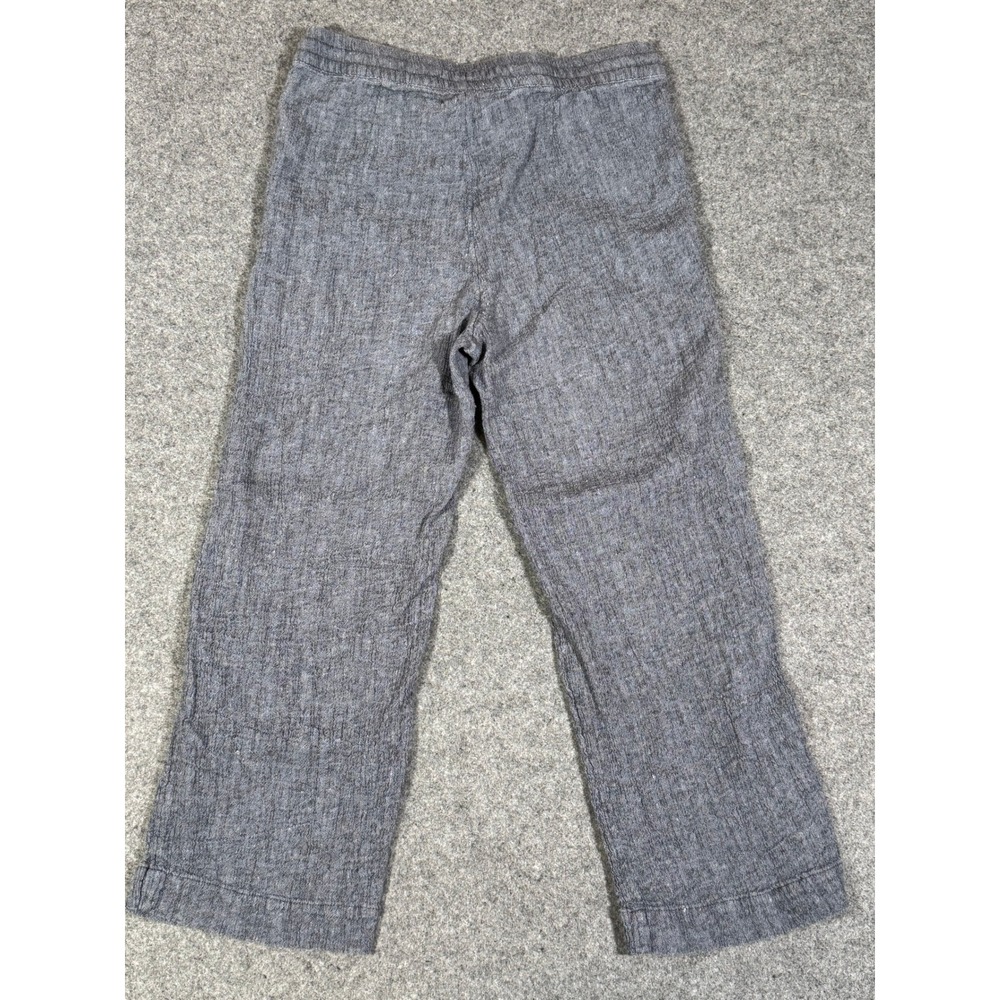 Pure Jill Womens Gray Linen Cotton Blend Drawstring Relaxed Pants XS Petite - Picture 8 of 10
